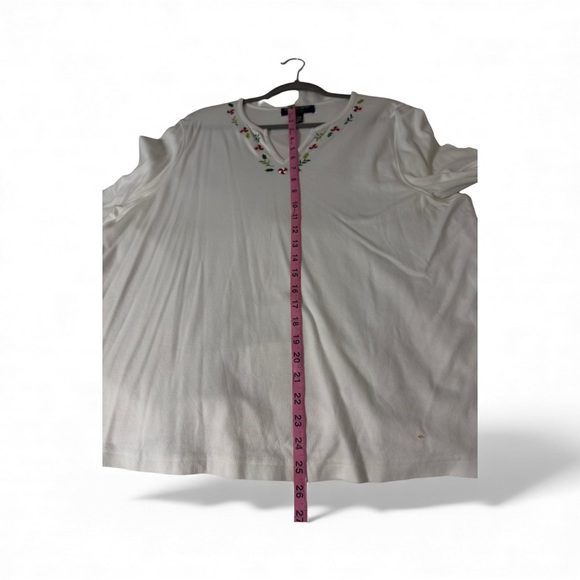 Christmas top, size 1X, 3/4 sleeve - Picture 7 of 9